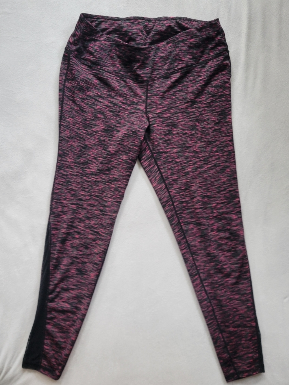 Livi Active Pink and Black Heathered Leggings